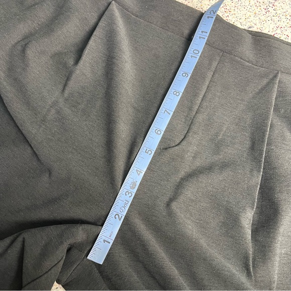 Vuori Women's Elevation Trouser Black Heather Wide Leg High Rise Pants Size XL - Picture 8 of 9